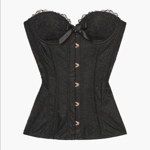 SavageXFenty Black Lace Corset in XL